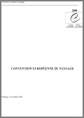 Convention européenne du paysage du 20 octobre 2000