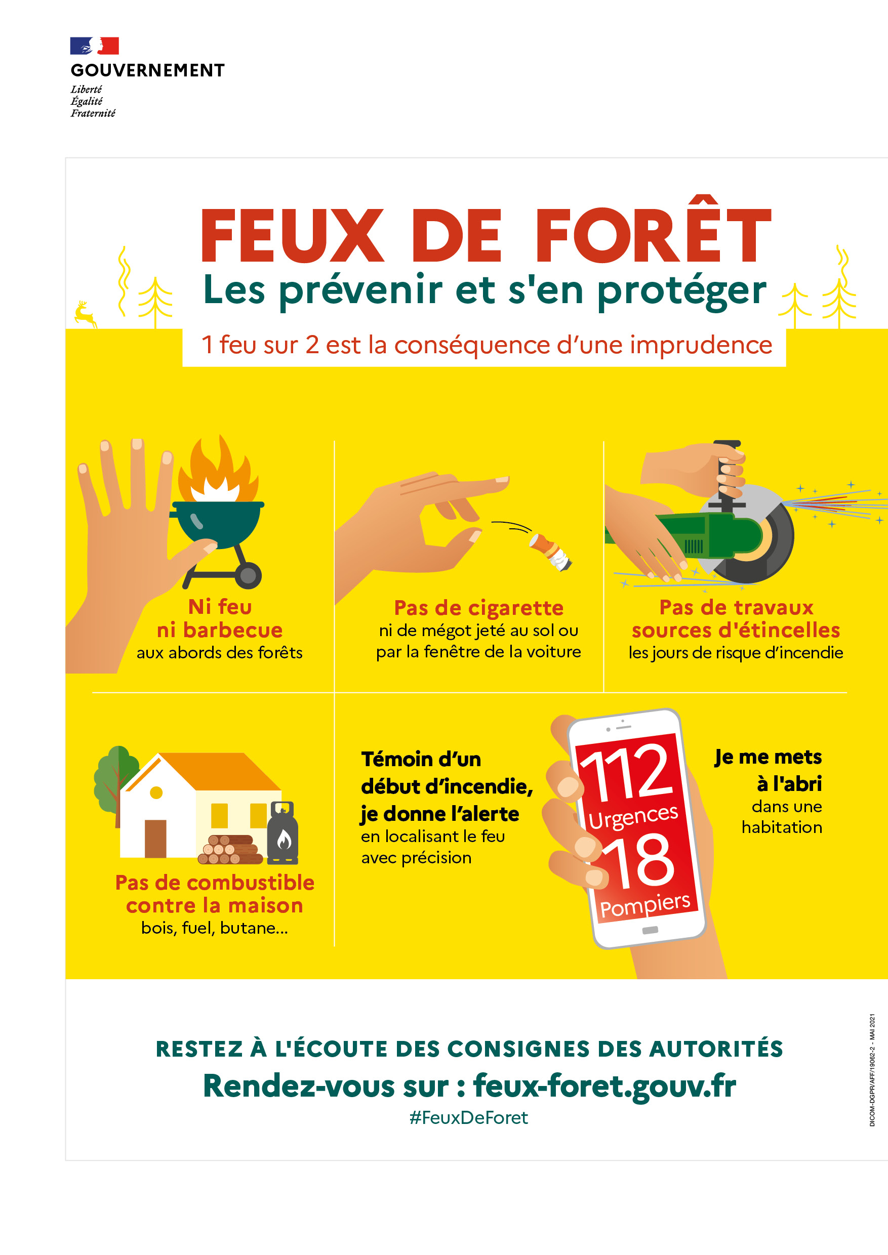 Feu de forêt : les prévenir et s'en protéger - voir la transcription ci-dessous
