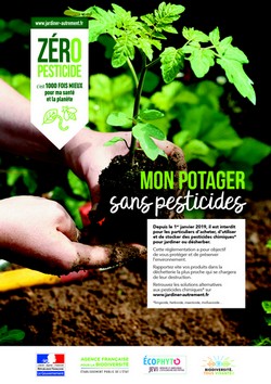 Affiche Mon potager sans pesticides