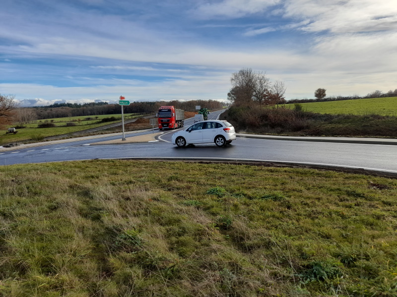 Mise en service de la déviation de Sansac de Marmiesse le 21 décembre 2022 - 1/3