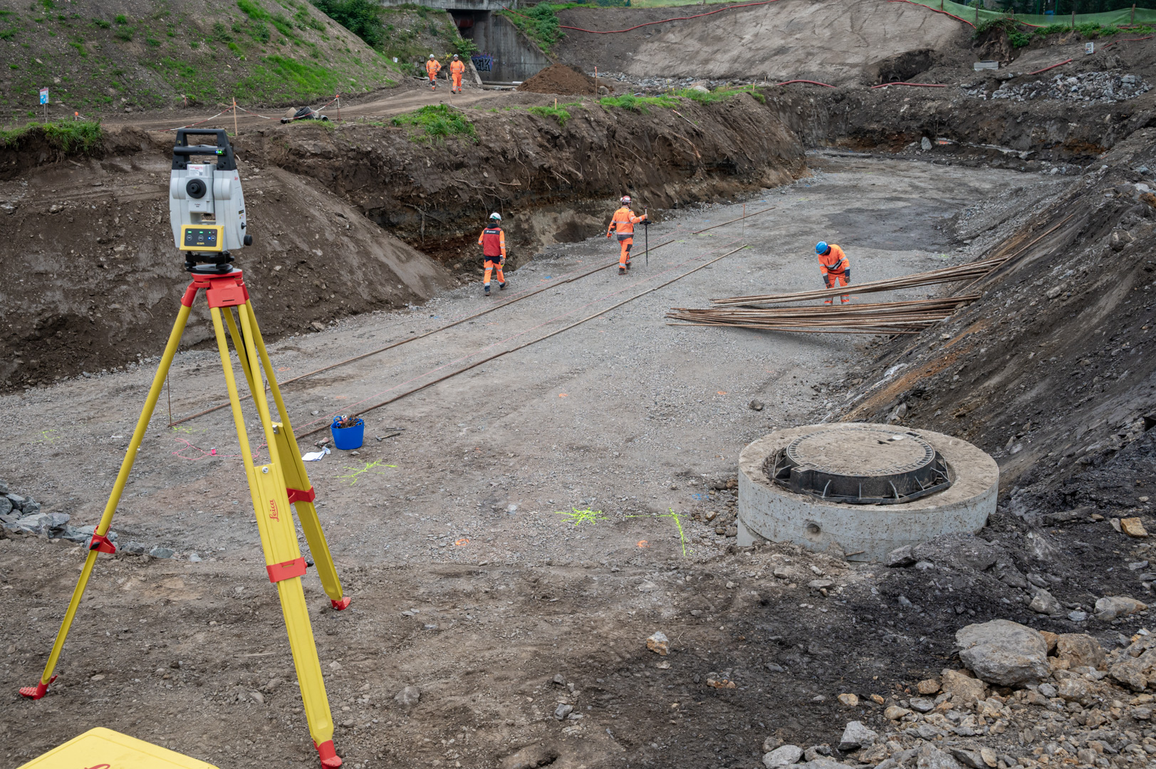 Implantation de l'ouvrage hydraulique principal du Janon - 14 octobre 2025