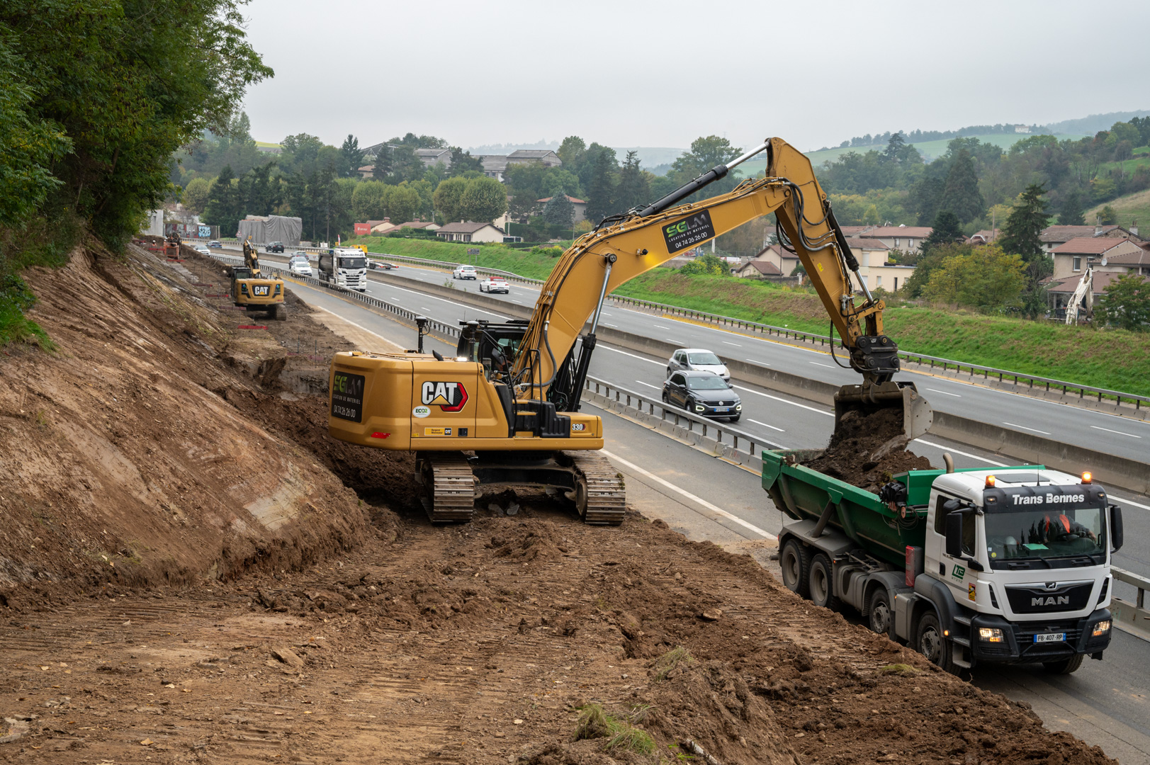 Terrassement de la bretelle d'entrée - 14 octobre 2025
