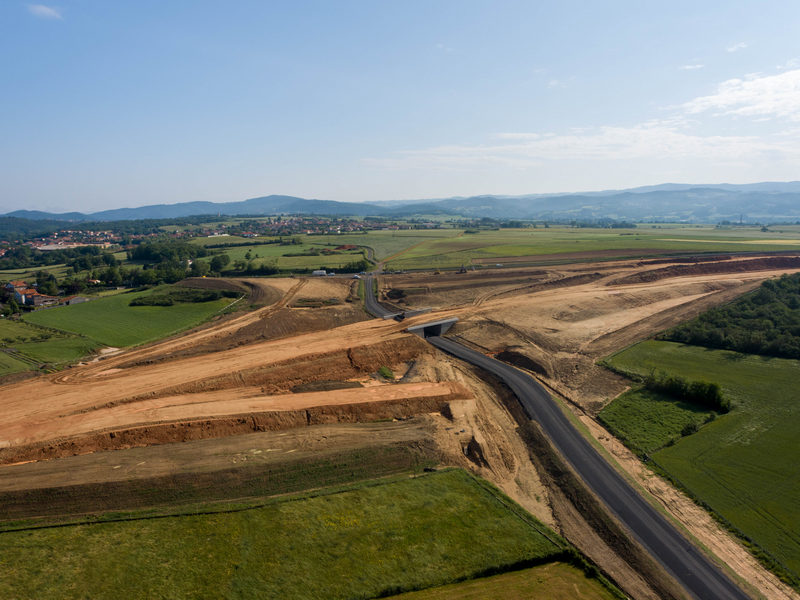 Échangeur d'Arvant - 1er juin 2023 Échangeur d’Arvant - 1er juin 2023