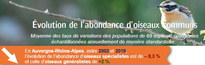 Évolution de l'abondance d'oiseaux communs - voir la transcription ci-dessous