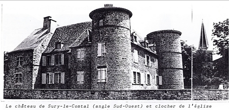 Chateau et jardin de Sury le Comtal 1