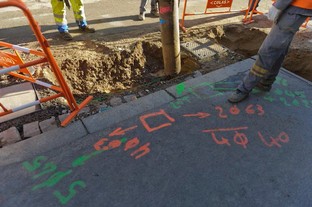 exemple de marquage au sol