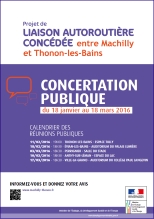 Calendrier des réunions publiques