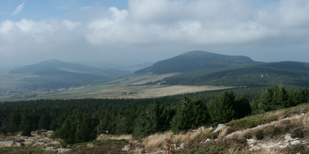 Site classé du Massif du Mézenc, paysage "volcanique"