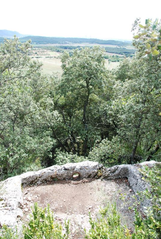 Pierre a sacrifices et roches de La Garde Adhemar 1