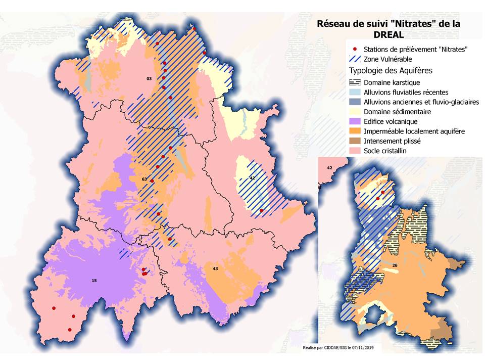 Carte Stations Nitrate