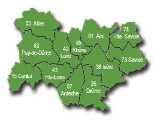 Carte de la région