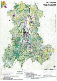 Carte du SRCE Auvergne