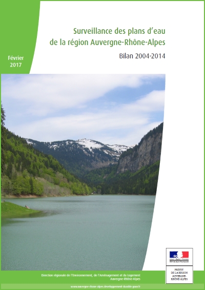 Télécharger le rapport : Surveillance des plans d’eau de la région Auvergne-Rhône-Alpes Bilan 2004-2014