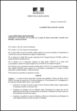 Arrêté n° 2016-004 du 14 janvier 2016 du préfet de Haute-Savoie