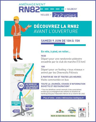 Flyer - Découvrez la nouvelle RN82 entre Neulise et Balbigny avant l’ouverture