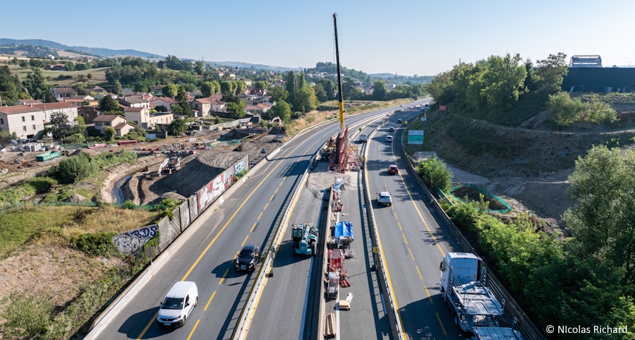 Vue aérienne du chantier (mi-août 2025)