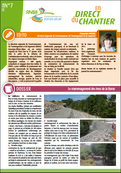 En direct du chantier - Numéro 7